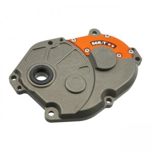 Getriebedeckel, Stage6 R/T, verst&auml;rkt, mit Lagern, CNC gefr&auml;st, 2-geteilt, hard eloxiert, mit O-Ring und Simmerring, M