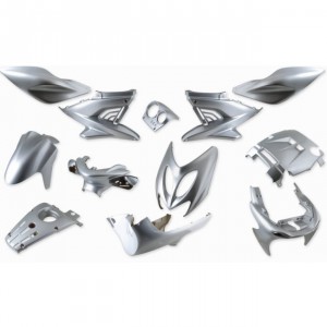 Verkleidung 12 Tlg, StylePro, Nitro,Aerox, Silber metallic