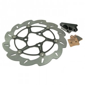 Bremsscheibe Stage6 R/T Oversize (made by Galfer), MBK Nitro / Yamaha Aerox, floating design, 280mm, inkl. Adapter und S