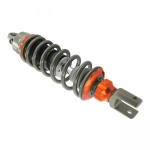 Stoßdämpfer Stage6 R/T Replica, (310mm), Yamaha Aerox / MBK Nitro / Yamaha Jog R-RR - hart eloxiert / schwarz / orange