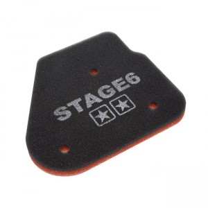 Luftfiltereinsatz Stage6 Double-Layer, Minarelli liegend (MBK Nitro / Yamaha Aerox)