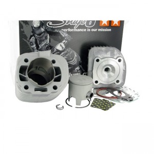 Zylinderkit Stage6 RACING 70cc, Minarelli liegend AC (12mm-Kolbenbolzen), inkl. 5 Fu�dichtungen (0.10, 0.20, 0.30, 0.40