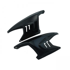 Blinkerabdeckung BCD, Gilera Runner, vorne, schwarz (Ref.ECOPEAR00102)