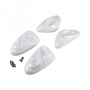 Seitenprotektoren BCD, MBK Stunt / Yamaha Slider, weiss (Ref. PL00101)