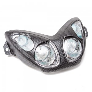 Scheinwerfer STR8 Quattrooptik, MBK Nitro / Yamaha Aerox, carbon-look