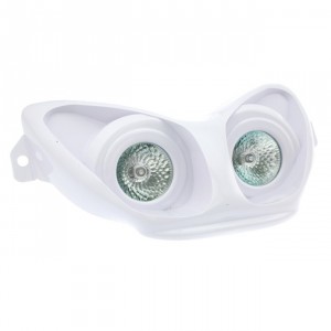 Scheinwerfer STR8 Doppeloptik, MBK Nitro / Yamaha Aerox, weiss