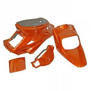 Verkleidungskit STR8 komplett 4 Teile, MBK Booster / Yamaha BWs (vor Bj. 2004), orange