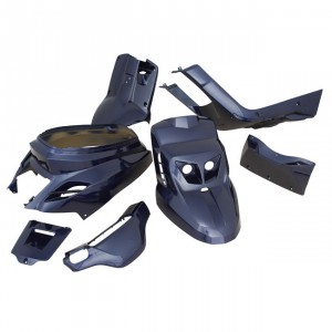 Verkleidungskit STR8 komplett 7 Teile, MBK Booster / Yamaha BWs (ab Bj. 2004), blau metallic