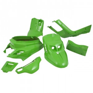 Verkleidungskit STR8 komplett 7 Teile, MBK Booster / Yamaha BWs (ab Bj. 2004), kawa gr�n