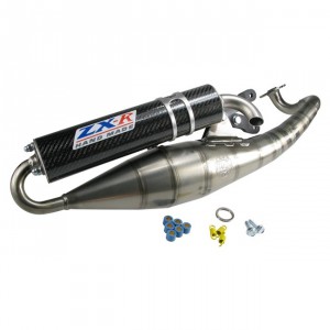 Auspuffanlage LeoVince HandMade ZX-R, Yamaha Aerox 50, mit E-Prüfzeichen (Typ: 5BR)