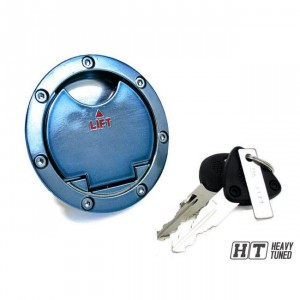 Tankdeckel STR8, MBK Nitro / Yamaha Aerox, blau