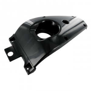 Soziusabdeckung STR8, Yamaha Aerox / MBK Nitro, schwarz