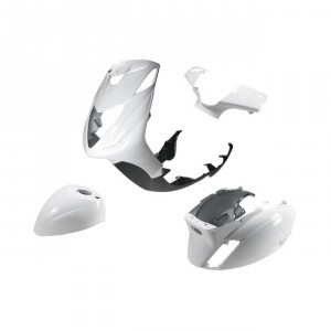 Verkleidungskit 8-teilig STR8, Piaggio ZIP SP II, wei�