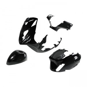 Verkleidungskit 8-teilig STR8, Piaggio ZIP SP II, schwarz