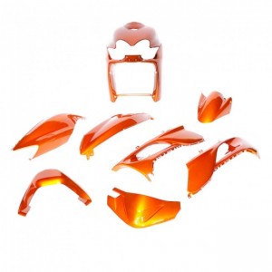 Verkleidungsset 9 tlg MXT Yamaha Jog R / RR  / Mach G, orange